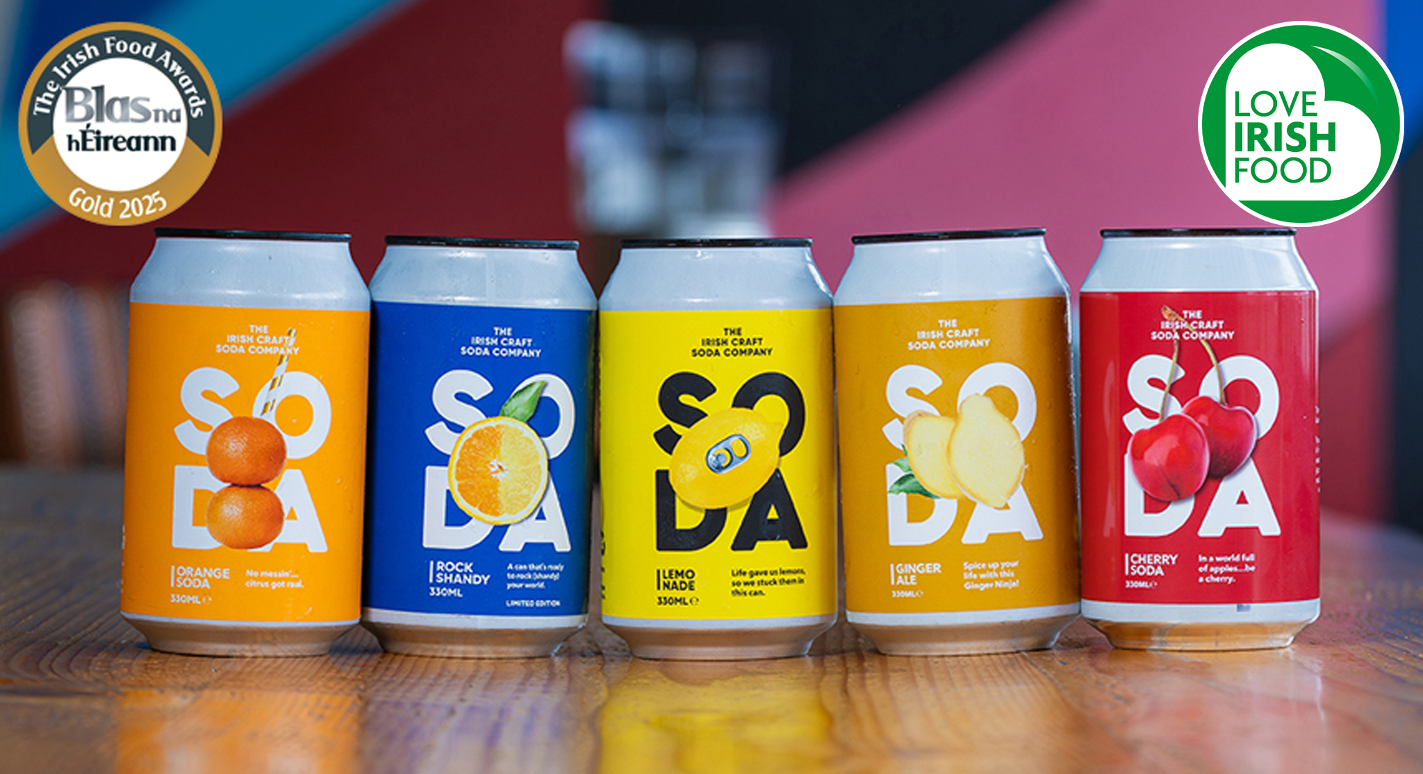 The Irish Craft Soda Co. — All flavours